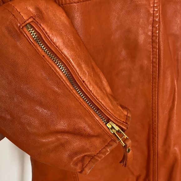 Massimo Dutti Leather Jacket - Picture 6 of 16
